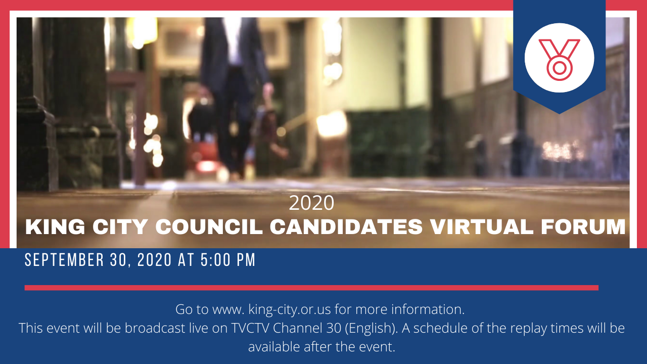 King City Council Candidates Virtual Forum